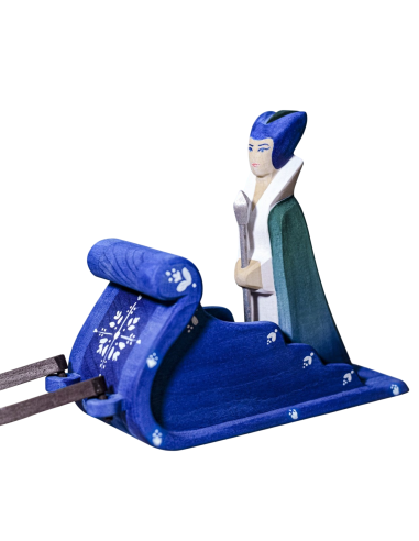 Sneeuwkoningin met slee set