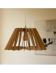 Houten lampenkap groot 2