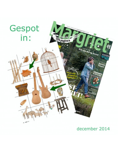 Houten schaal esdoornblad