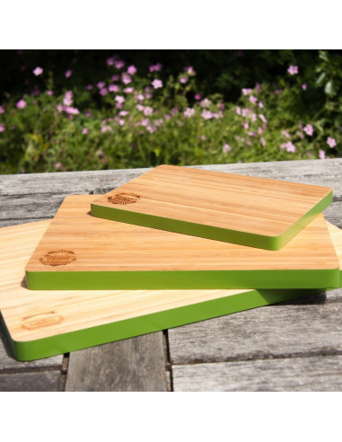 Bamboe snijplank groen middel