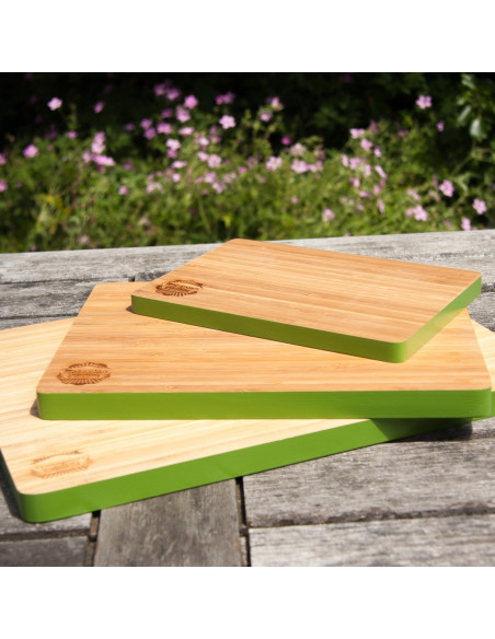 Bamboe snijplank groen middel