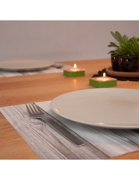 Bamboe theelichtje groen