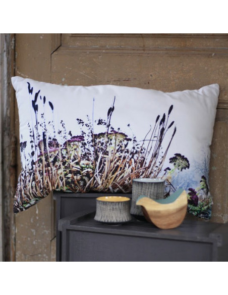 Houten vogel blauwgroen