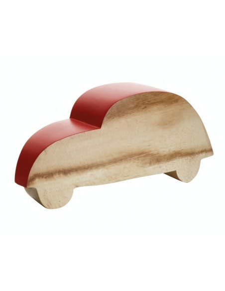 Houten auto rood