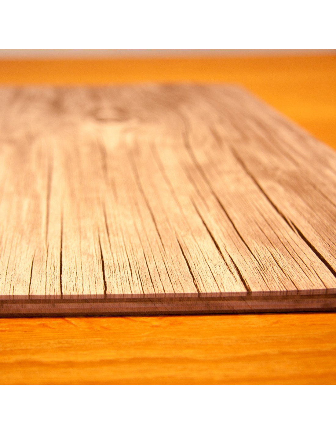 Papieren placemats met houtprint Houten accessoires en meer