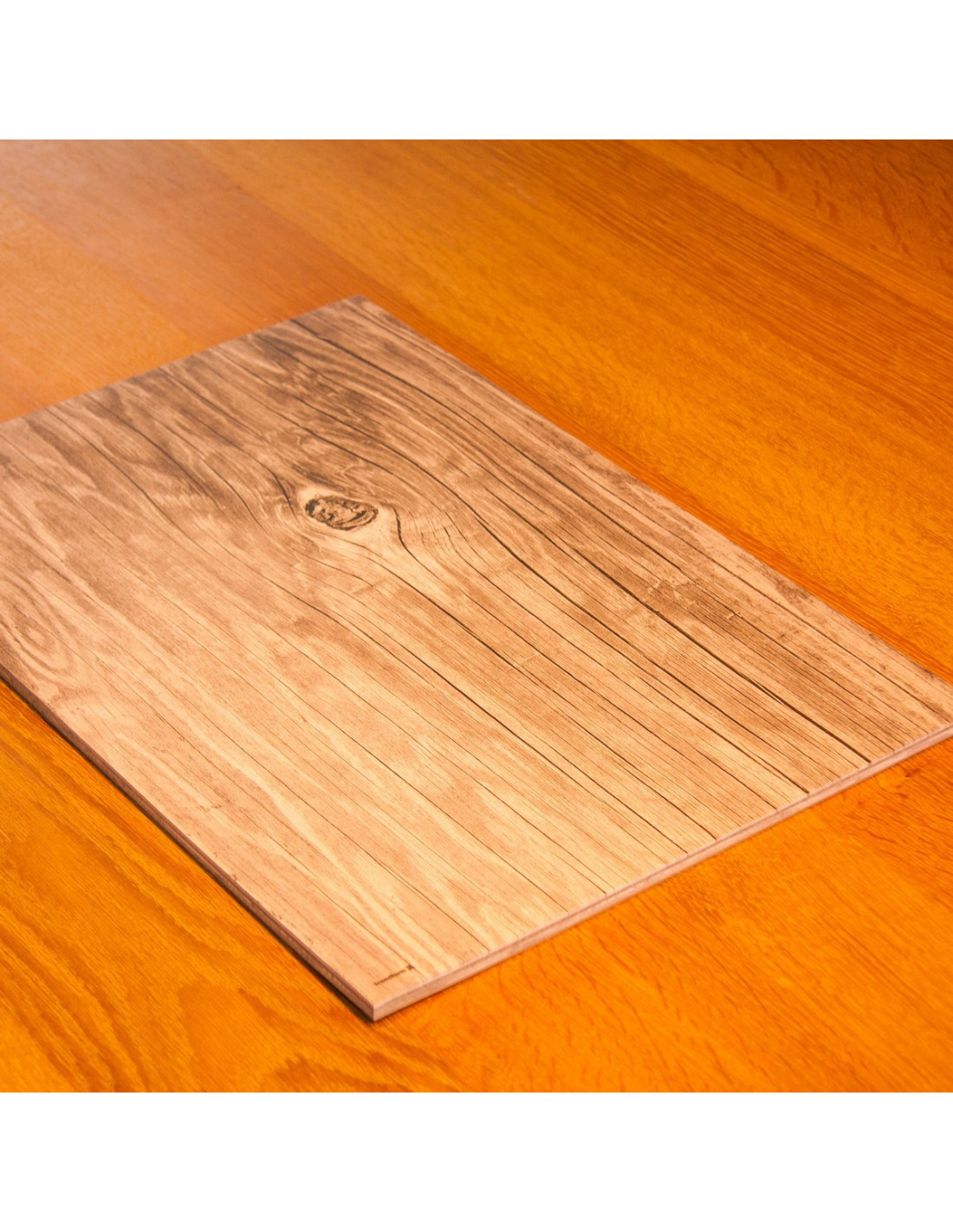 Papieren placemats met houtprint Houten accessoires en meer