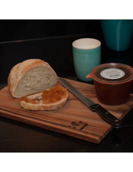 Snijplank moeder met kinderwagen