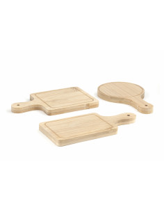 Mini serveerplankjes bamboe
