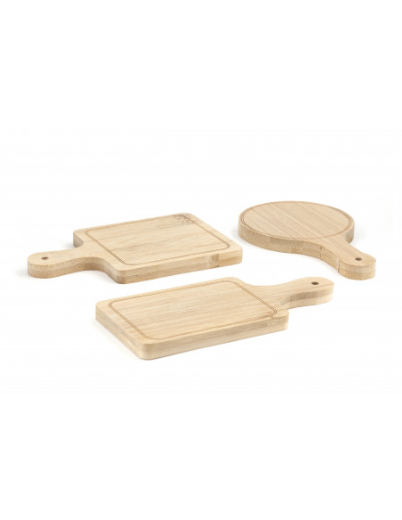 Mini serveerplankjes bamboe
