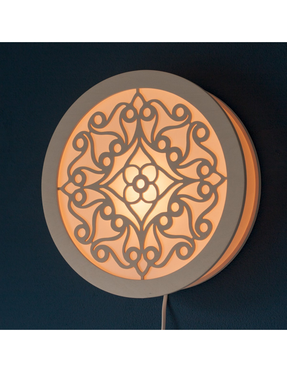 Houten mandala lamp Houten accessoires en meer