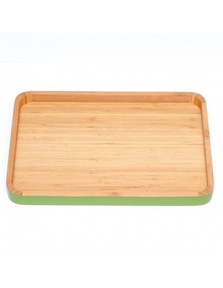 Bamboe dienblad groen