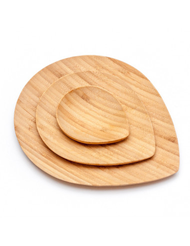 Bamboe bord druppel groot