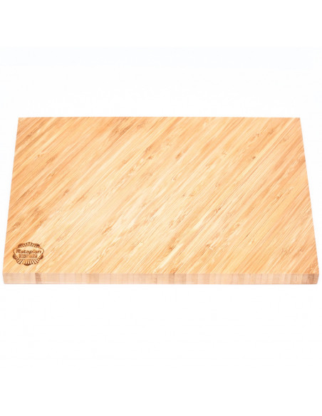 Bamboe snijplank schuin groot