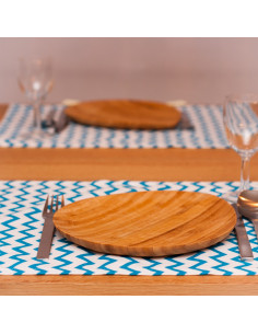 Bamboe bord druppel groot 2