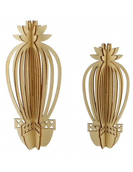 Cactus hout 3D