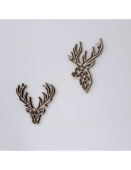 Hertenkop origami voorkant