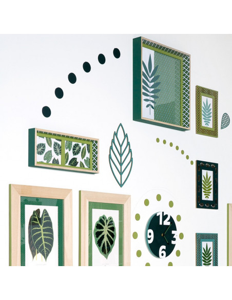 Botanisch silhouet blad Botanisch silhouet blad