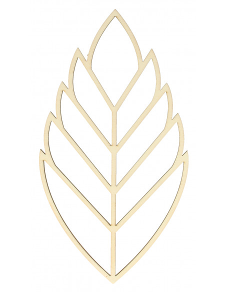 Botanisch silhouet blad Botanisch silhouet blad