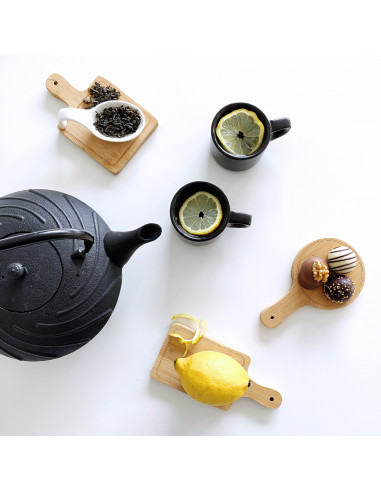 Mini serveerplankjes bamboe