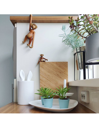 Bamboe snijplank schuin groot