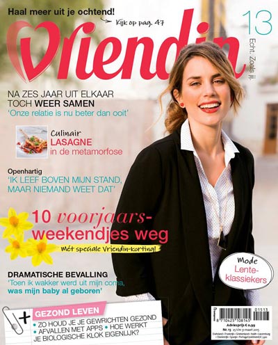 Vriendin maart 2015 cover