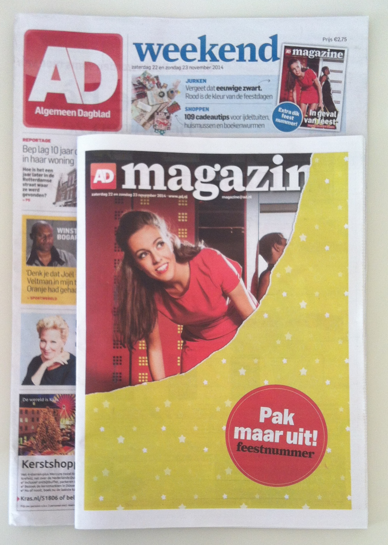 houtspul in de media Algemeen Dagblad